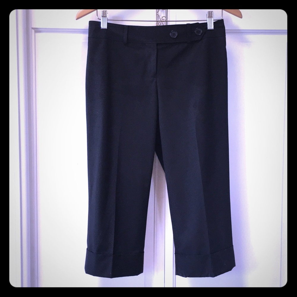 Ann Taylor Loft 2P Cuffed Capri Dress Pants